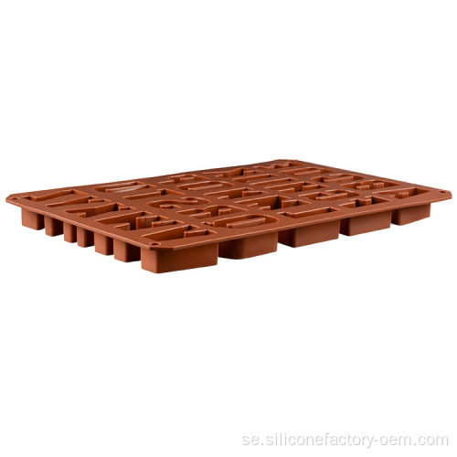 FDA LFGB Chocolate Mold Silicone Cake mögel